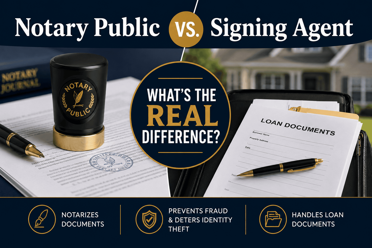 Notary Public vs. Signing Agent: What’s the Real Difference?